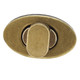 15mm Oval Twist and Turn Clasp - (Pack of 1)